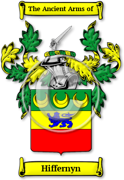 Hiffernyn Family Crest Download (JPG) Legacy Series - 600 DPI