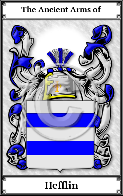 Hefflin Family Crest Download (JPG)  Book Plated - 150 DPI