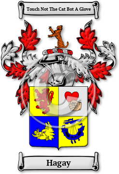 Hagay Family Crest Download (JPG) Legacy Series - 600 DPI