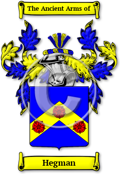 Hegman Family Crest Download (jpg) Legacy Series - 150 DPI