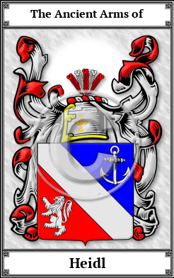 Heidl Family Crest Download (JPG)  Book Plated - 150 DPI