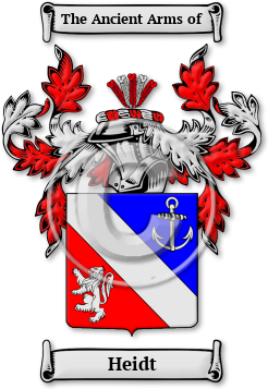 Heidt Family Crest Download (JPG) Legacy Series - 300 DPI