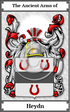 Heydn Family Crest Download (JPG)  Book Plated - 150 DPI