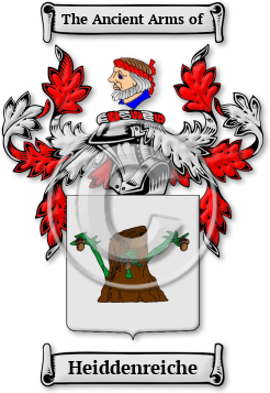 Heiddenreiche Family Crest Download (jpg) Legacy Series - 150 DPI