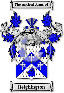 Heighington Family Crest Download (jpg) Legacy Series - 150 DPI