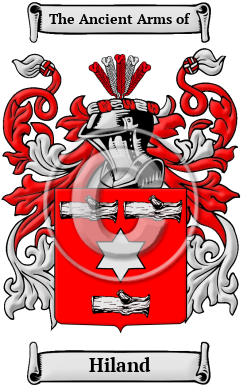 Hiland Family Crest Download (JPG) Heritage Series - 600 DPI
