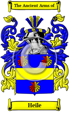 Heile Family Crest Download (JPG) Heritage Series - 600 DPI