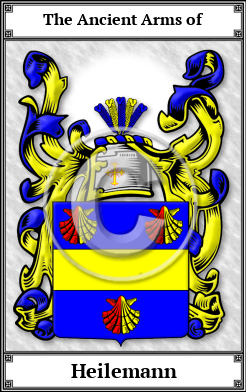 Heilemann Family Crest Download (JPG) Book Plated - 600 DPI