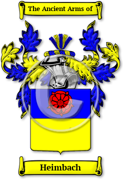 Heimbach Family Crest Download (jpg) Legacy Series - 150 DPI