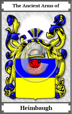 Heimbaugh Family Crest Download (JPG)  Book Plated - 150 DPI