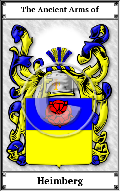 Heimberg Family Crest Download (JPG)  Book Plated - 150 DPI