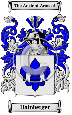 Hainberger Family Crest Download (JPG) Heritage Series - 600 DPI