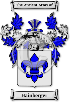 Hainberger Family Crest Download (jpg) Legacy Series - 150 DPI