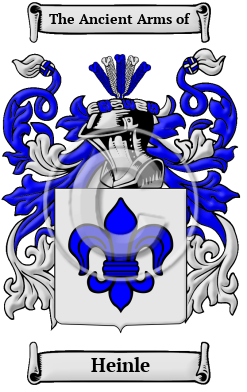 Heinle Family Crest Download (JPG) Heritage Series - 600 DPI