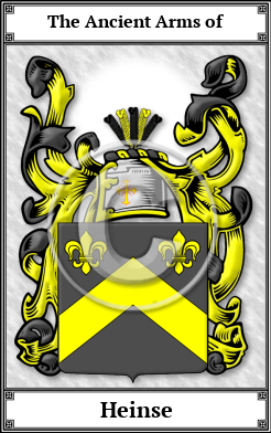 Heinse Family Crest Download (JPG) Book Plated - 600 DPI