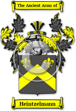 Heintzelmann Family Crest Download (jpg) Legacy Series - 150 DPI