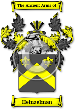 Heinzelman Family Crest Download (JPG) Legacy Series - 600 DPI
