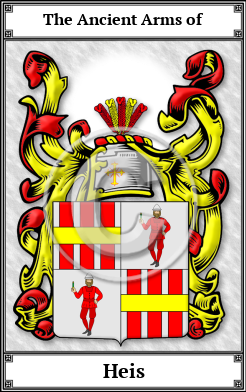 Heis Family Crest Download (JPG)  Book Plated - 150 DPI