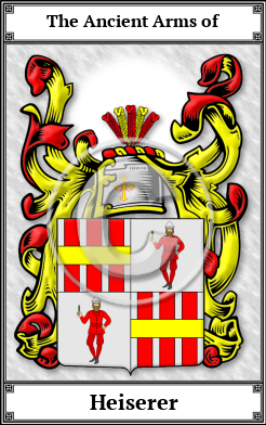 Heiserer Family Crest Download (JPG)  Book Plated - 150 DPI