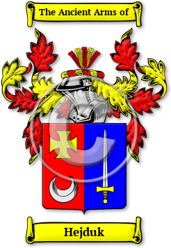 Hejduk Family Crest Download (jpg) Legacy Series - 150 DPI