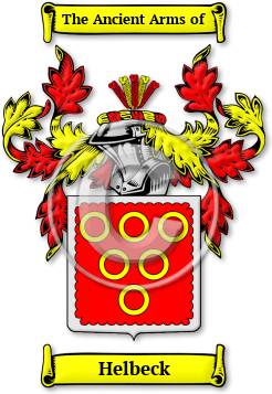 Helbeck Family Crest Download (jpg) Legacy Series - 150 DPI
