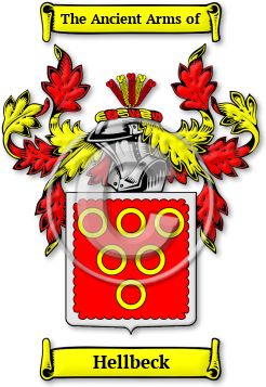Hellbeck Family Crest Download (jpg) Legacy Series - 150 DPI