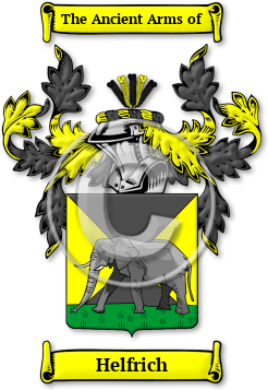 Helfrich Family Crest Download (jpg) Legacy Series - 150 DPI
