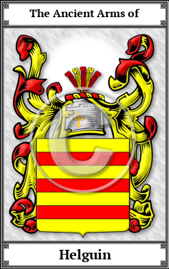 Helguin Family Crest Download (JPG) Book Plated - 600 DPI