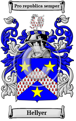 Hellyer Family Crest/Coat of Arms