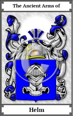 Helm Family Crest Download (JPG)  Book Plated - 150 DPI