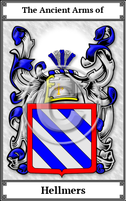 Hellmers Family Crest Download (JPG)  Book Plated - 150 DPI