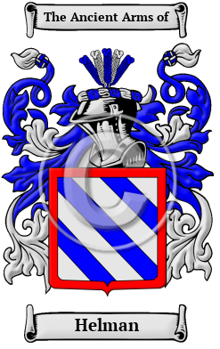 Helman Family Crest Download (JPG) Heritage Series - 600 DPI