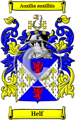 Helf Family Crest/Coat of Arms