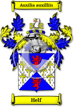 Helf Family Crest Download (JPG) Legacy Series - 300 DPI