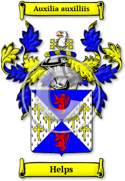Helps Family Crest Download (jpg) Legacy Series - 150 DPI