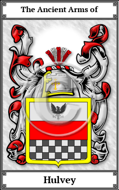 Hulvey Family Crest Download (JPG)  Book Plated - 150 DPI