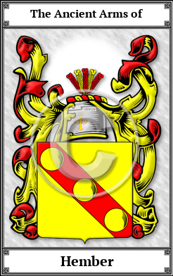 Hember Family Crest Download (JPG)  Book Plated - 150 DPI