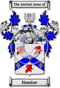 Hamine Family Crest Download (jpg) Legacy Series - 150 DPI
