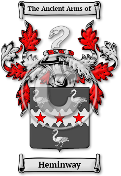 Heminway Family Crest Download (jpg) Legacy Series - 150 DPI