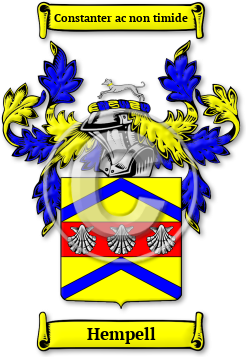Hempell Family Crest Download (jpg) Legacy Series - 150 DPI