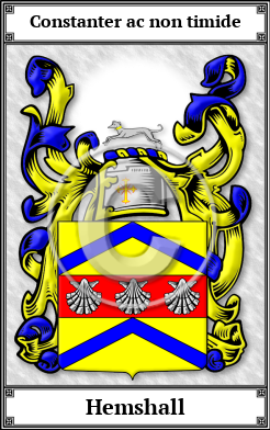 Hemshall Family Crest Download (JPG)  Book Plated - 150 DPI