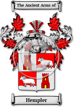 Hempler Family Crest Download (jpg) Legacy Series - 150 DPI