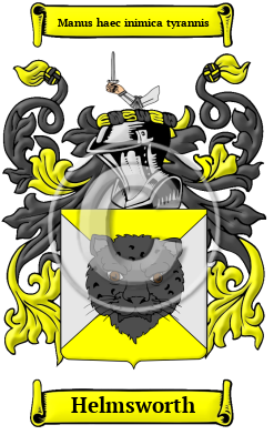 Helmsworth Family Crest/Coat of Arms