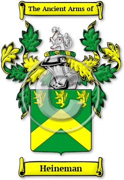 Heineman Family Crest Download (jpg) Legacy Series - 150 DPI