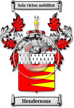 Hendersons Family Crest Download (JPG) Legacy Series - 600 DPI