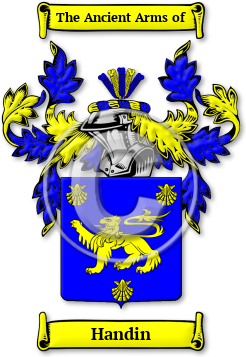 Handin Family Crest Download (jpg) Legacy Series - 150 DPI