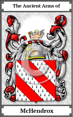 McHendrox Family Crest Download (JPG)  Book Plated - 150 DPI
