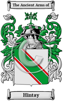 Hintay Family Crest/Coat of Arms