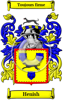 Henish Family Crest/Coat of Arms