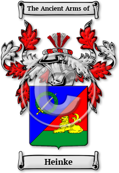 Heinke Family Crest Download (JPG) Legacy Series - 600 DPI